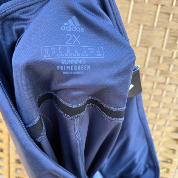 Adidas Running High Rise 7/8 Style Aeroread “Shadow Navy” Women’s Size 2X NWT - Picture 8 of 12